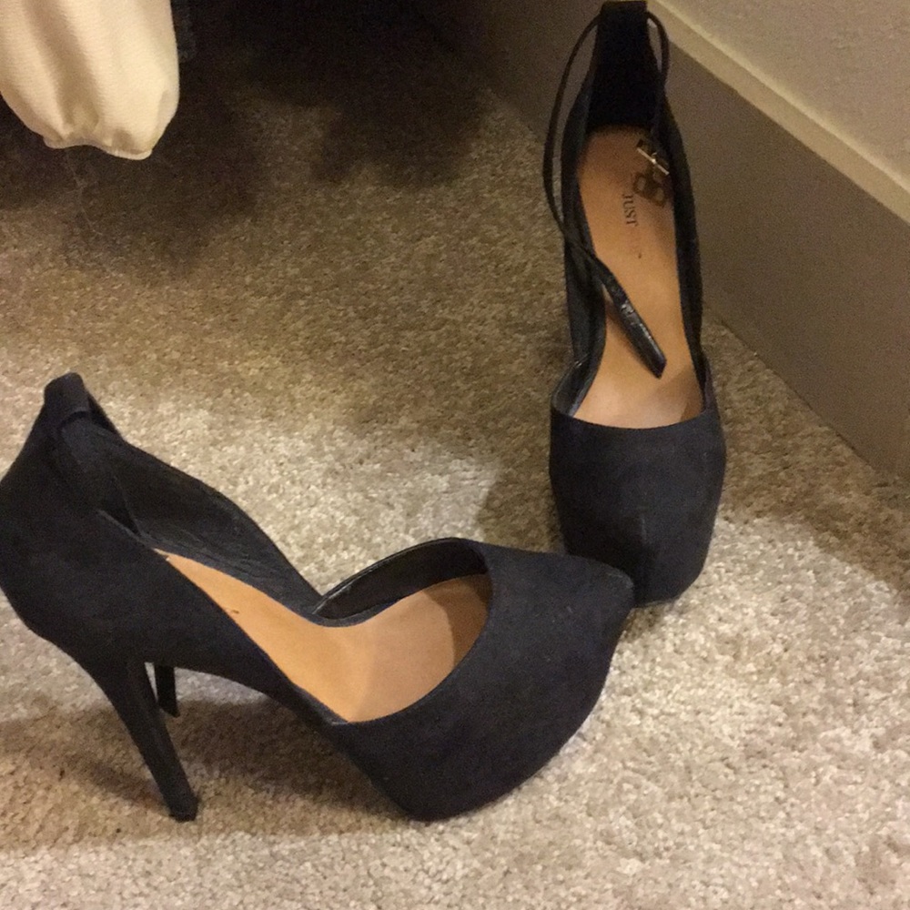 Black stilettos
